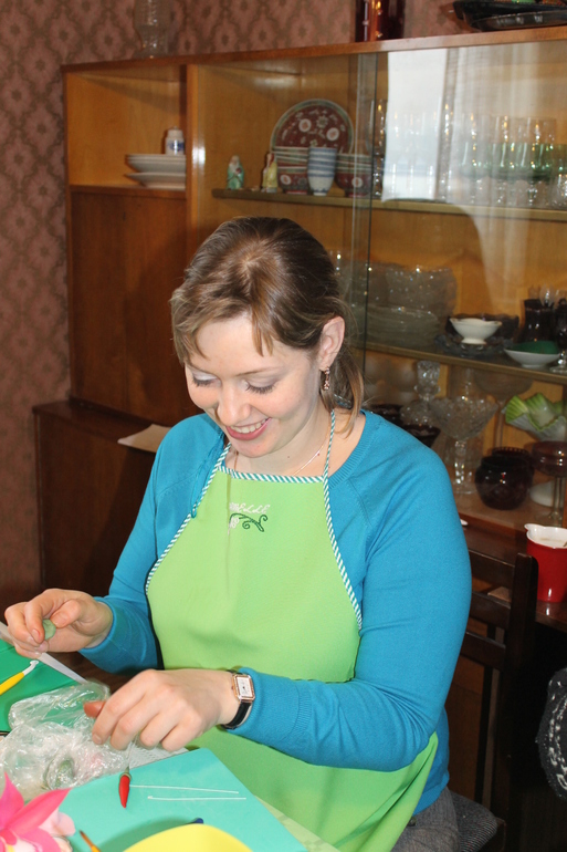 Ну и мой первый букет!