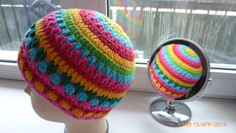 шапочка конфетти