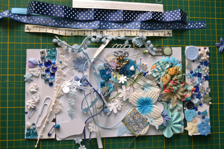 Мой сине-бело-голубой конвертик!