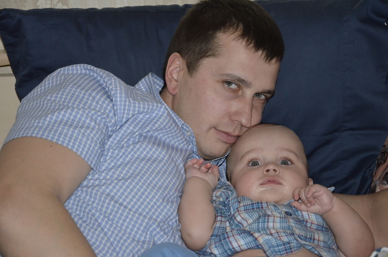 Наш первый поход в гости))))