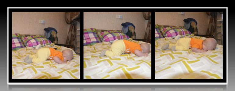 Попытки ползать)))