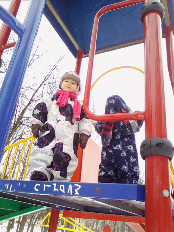 наши зимние прогулки-ежедневные
