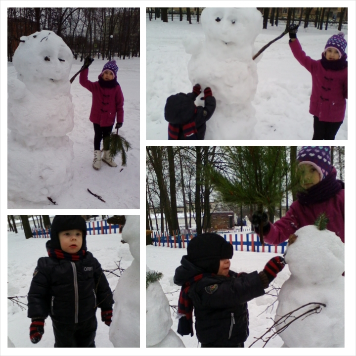наши зимние прогулки-ежедневные