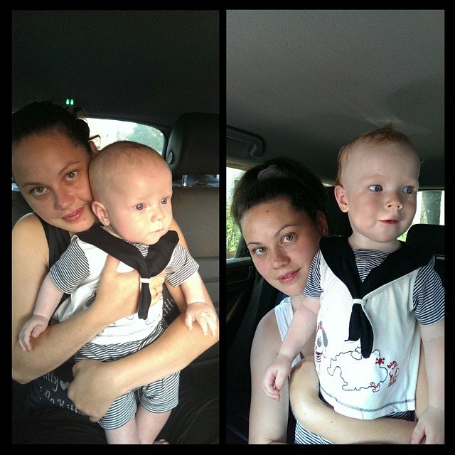 сегодня попытались сделать фото, спустя год)