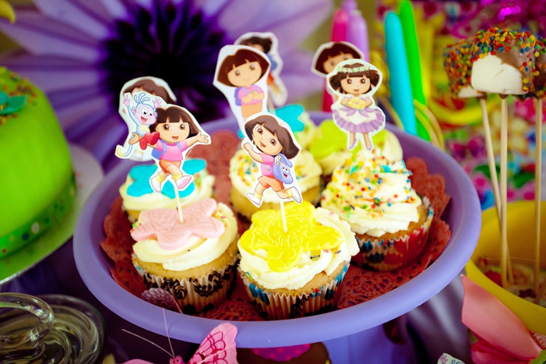 Dora the Explorer candy bar...Сладкий стол Даша — путешественница...
