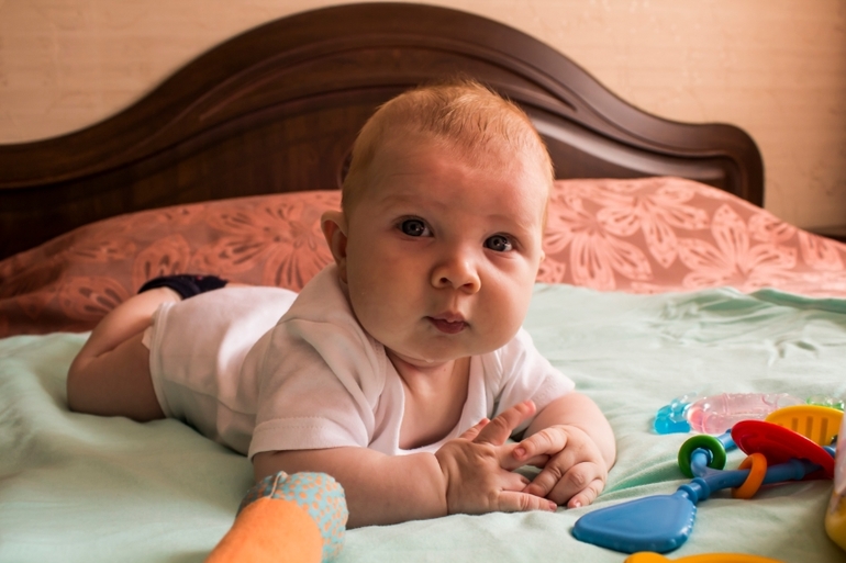 Моей сметанке три месяца!!!