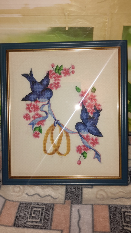 наконец то отдала в багетную