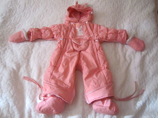 комбинезон-трансформер на овчине, 80см.