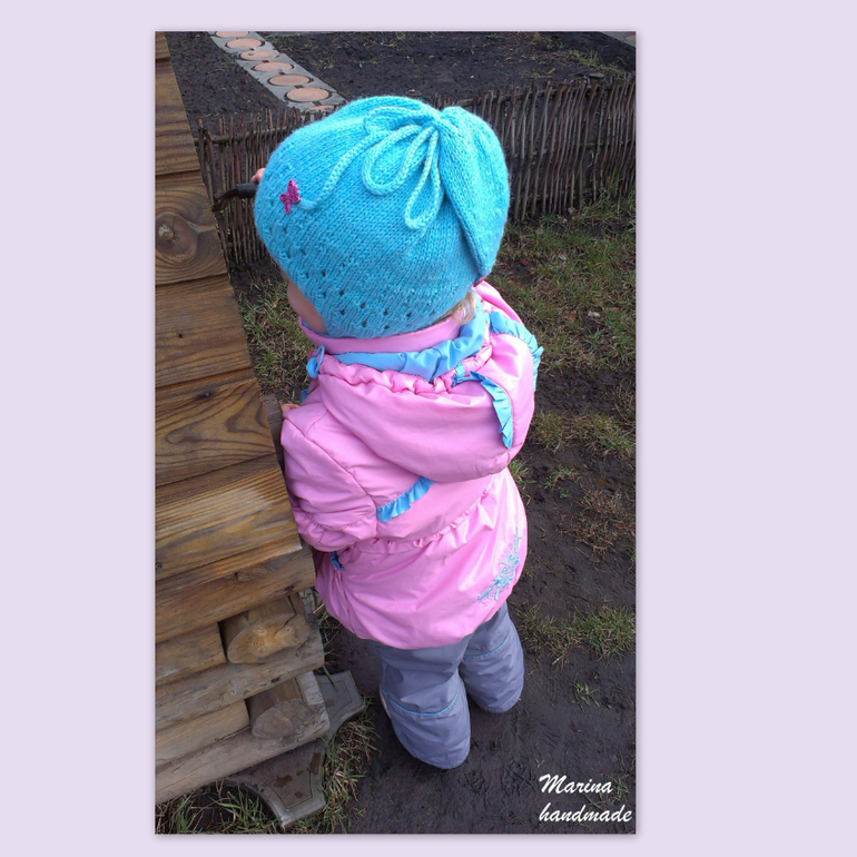 Шапочка для доченьки "Голубушка"