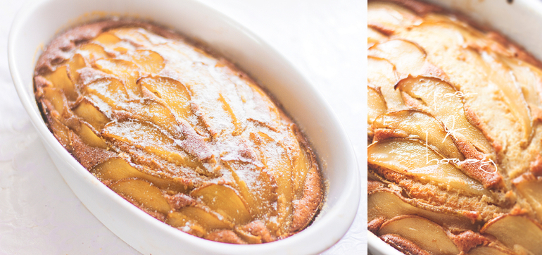 Медово-грушевый пирог