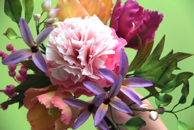 Отчет, о прошедшем курсе по сахарной флористике от  Виктории Кулбжевой