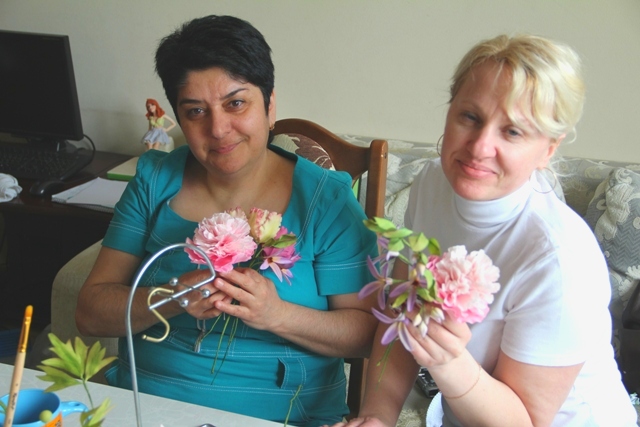 Отчет, о прошедшем курсе по сахарной флористике от  Виктории Кулбжевой