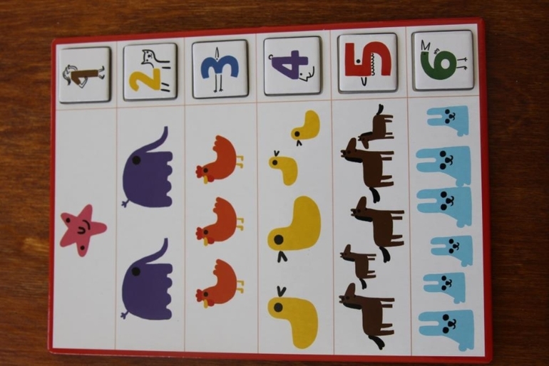 Замечательное математическое лото для малышей