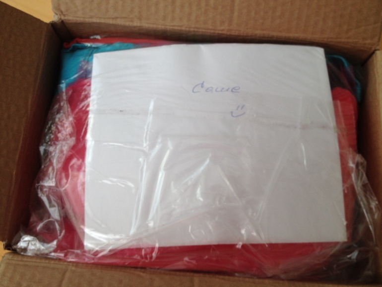 Первая Посылочка подарок для Сашульки от Анечки из Турции