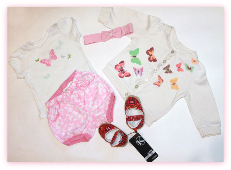 Одежда на малышку от 3 до 12 месяцев