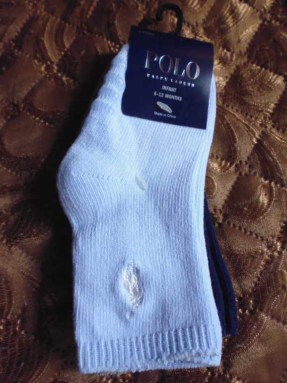 Ralph Lauren насочни 3 пары от 6 до 12 месяцев