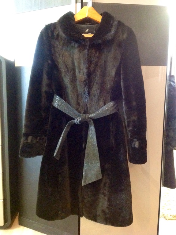 Шуба мутон и норка, 46-48 р