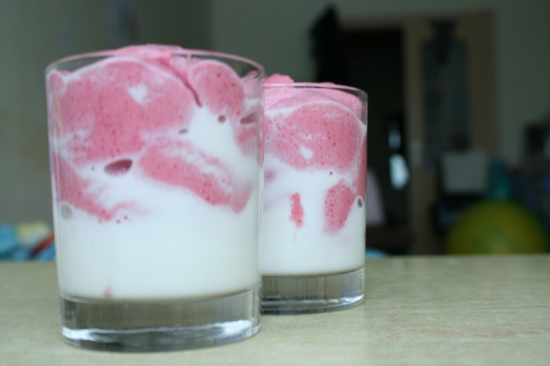 Клюквенный мусс