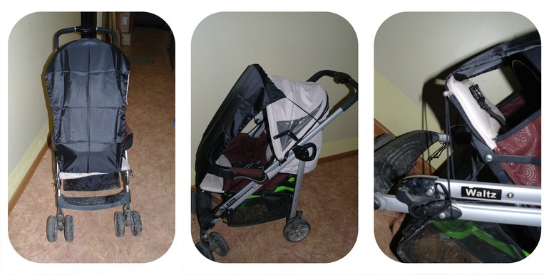 Защита от солнца на коляску (тент). Новый.