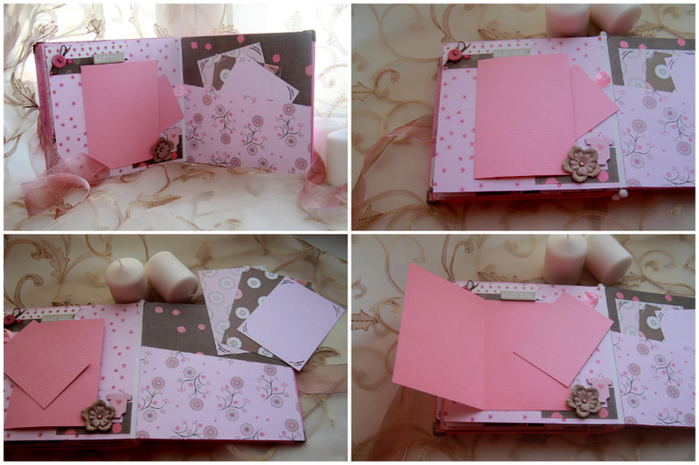 Мой первый тканевый альбом:)