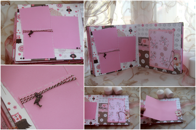 Мой первый тканевый альбом:)