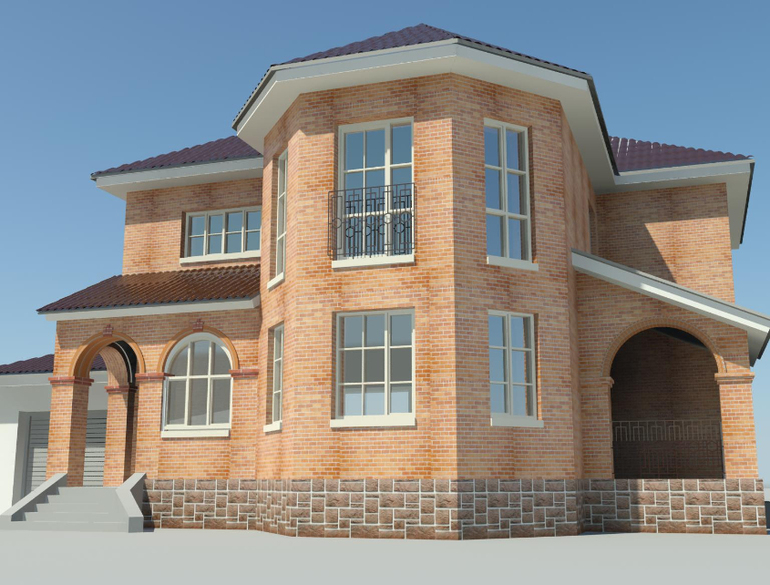 Выбор цвета фасада дома???