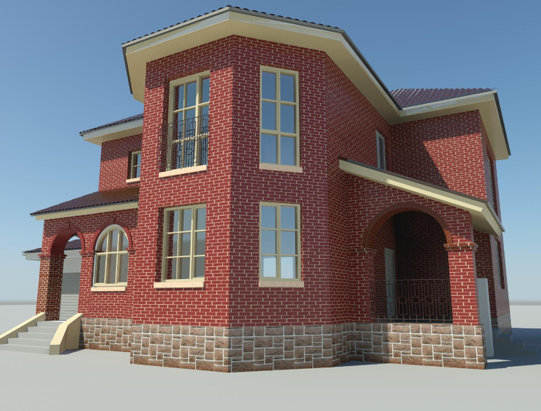 Выбор цвета фасада дома???