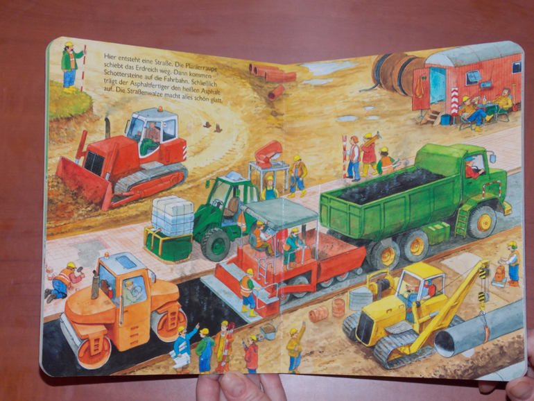 Развороты Kennst du schon die Baustelle? by Guido Wandrey