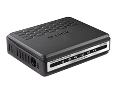 Неуправляемый коммутатор с 5 портами 10/100Base-TX, D-Link DES-1005A/C1