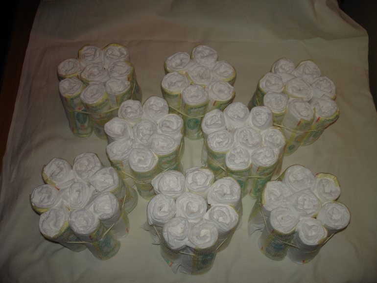 Торт из памперсов