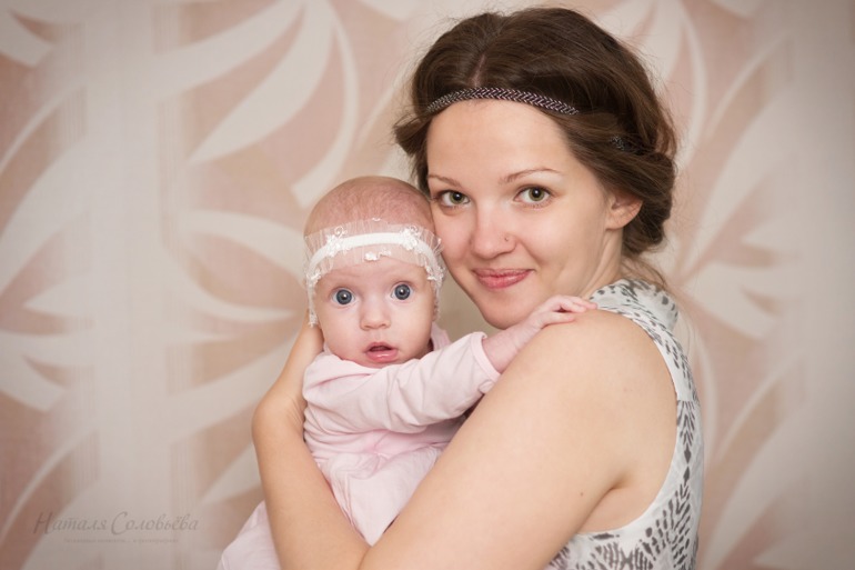 Наша с Ксюшей первая в жизни фотосессия