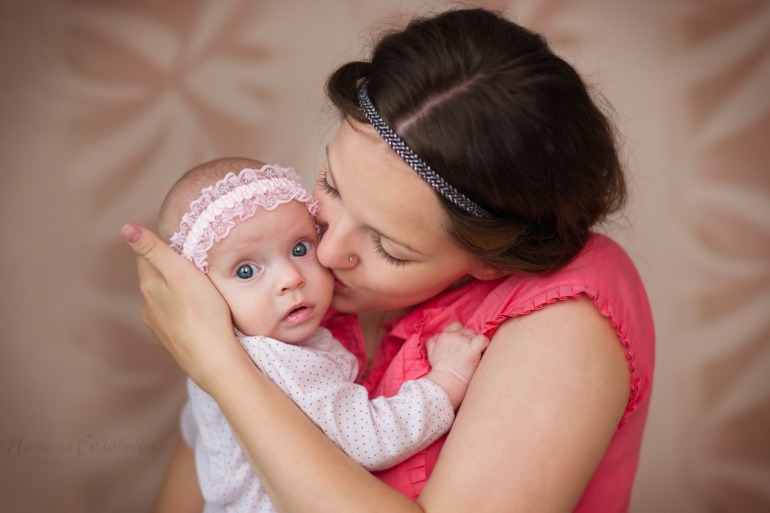 Наша с Ксюшей первая в жизни фотосессия