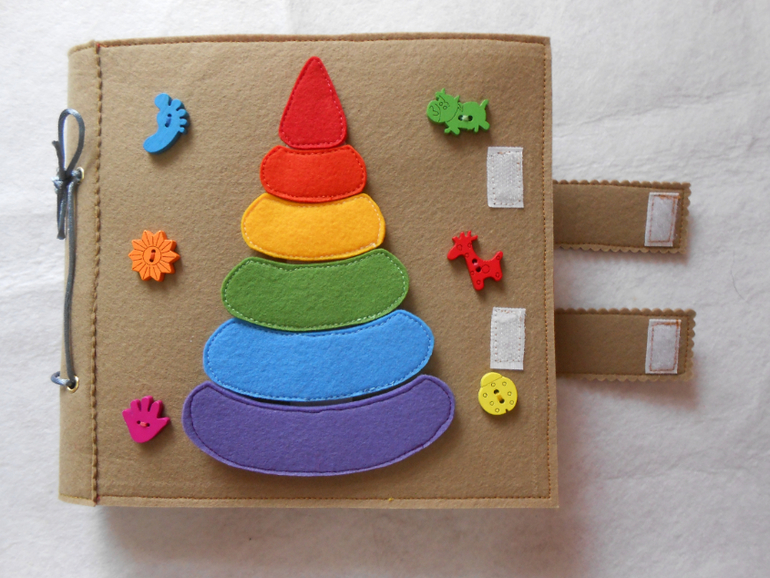 Развивающая книжка "Веселая радуга"