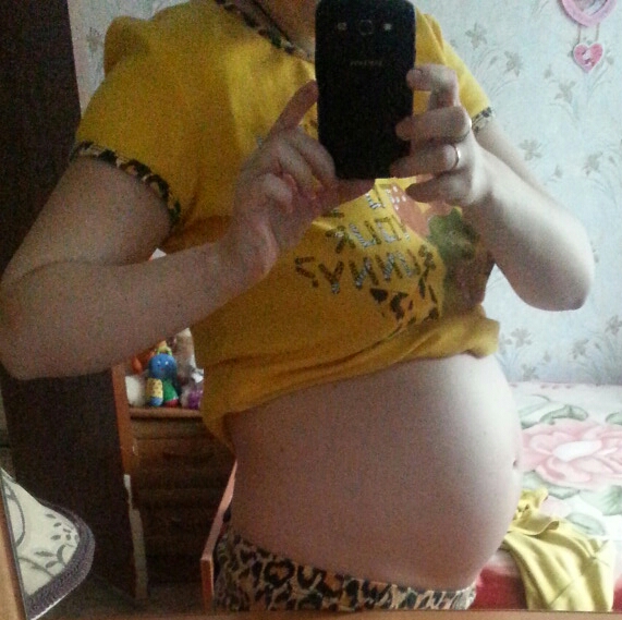 Наше первое фото в 17 неделик и 2 дня)))))