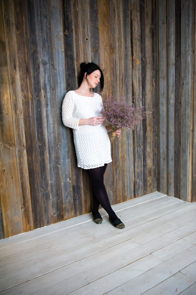 Оленька в фотостудии Шэбби-хауз.