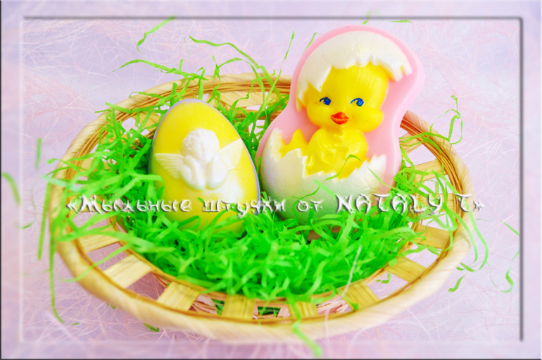 Мыльные подарки на Пасху.