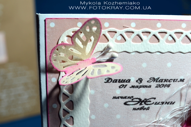 Коробка для CD дисков - свадебная фотосессия.