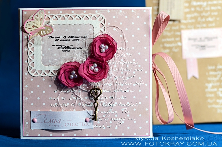 Коробка для CD дисков - свадебная фотосессия.