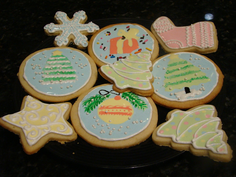 Сахарное печенье и пряничный домик.