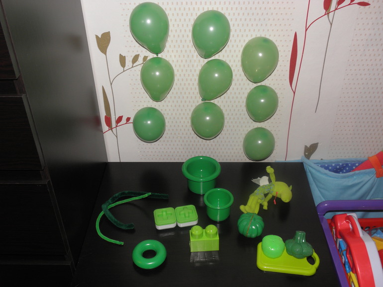 Изучаем зеленый цвет