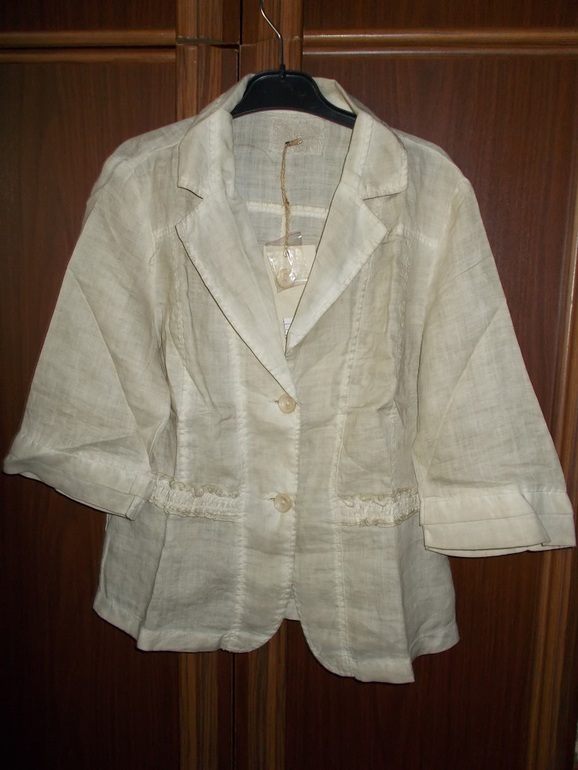 Жакет арт. ПОЧТА Состав: 100% RAMIE (крапива) XL (48) 1350 р.