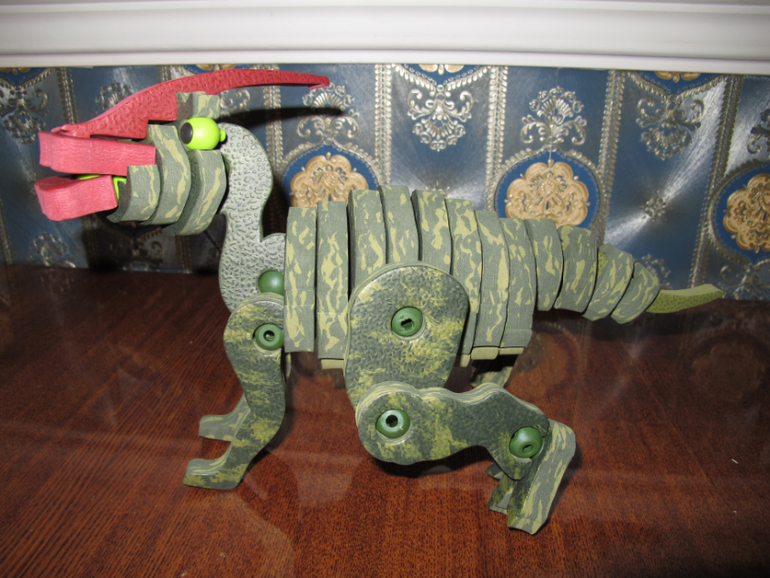 3D-пазл или мягкий конструктор из EVA материала.