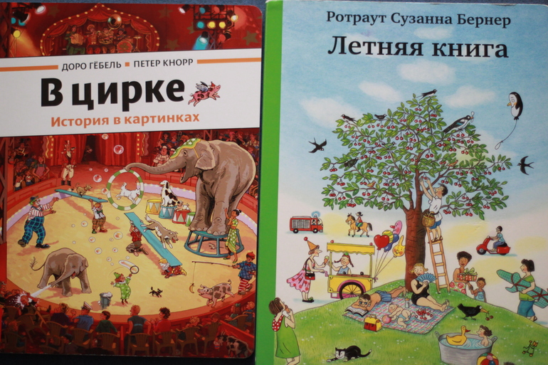 Наша детская книжная полка. Книги для рассматривания.