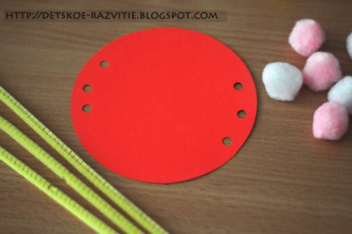 Творчество с детьми: паучок с пушистыми лапками