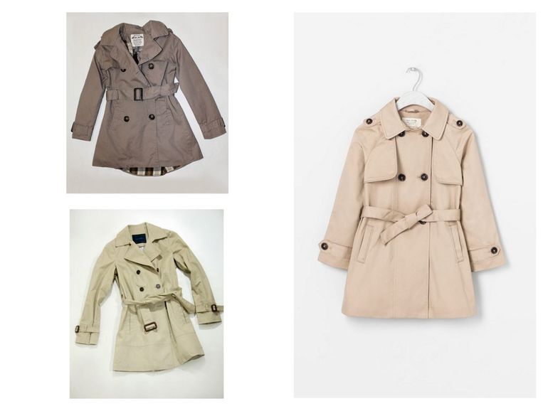 Плащ классический ZARA 4-5 и 5-6 лет, НОВЫЕ, по 1000 руб.