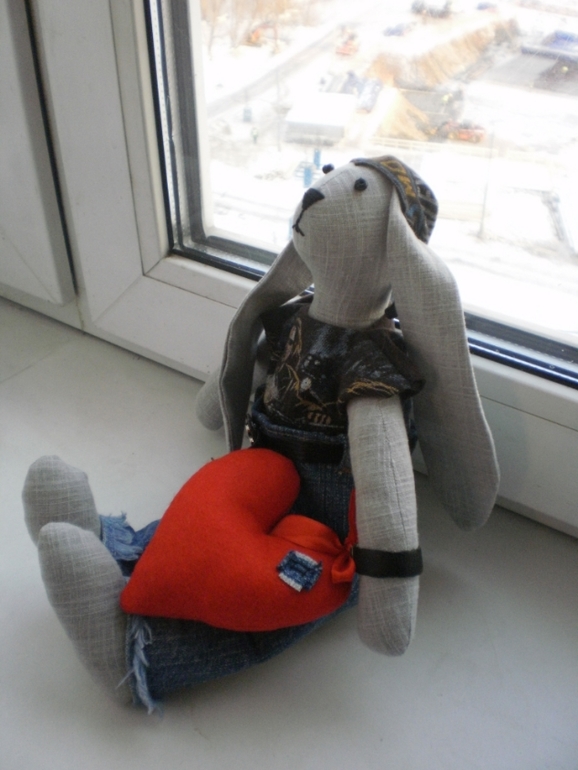 Заяц-байкер