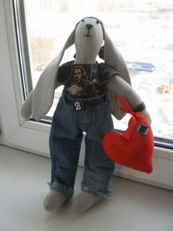 Заяц-байкер