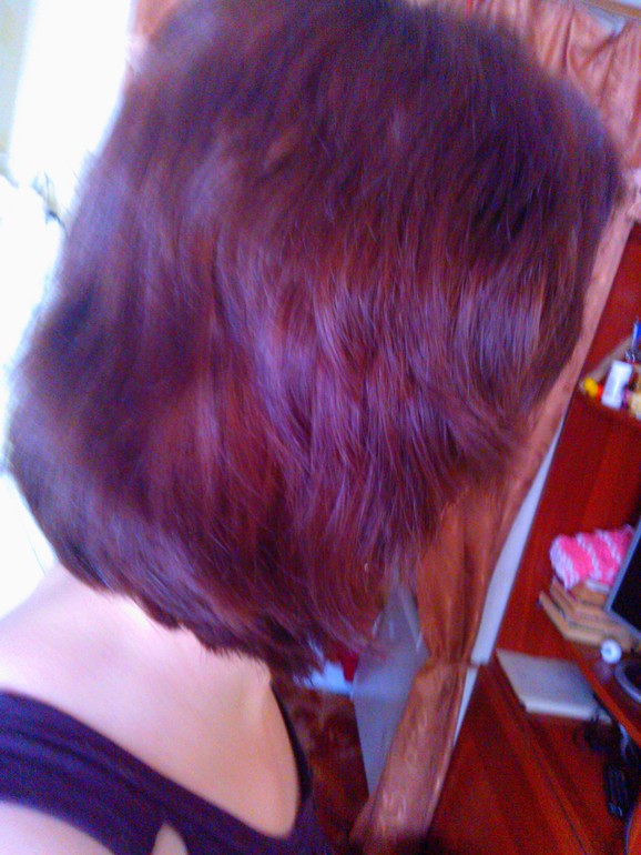 Из брюнетки в русый