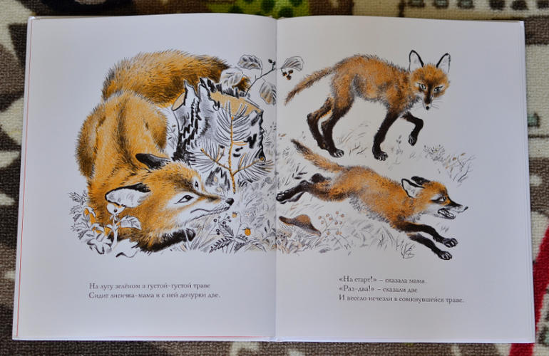 Луговая считалочка (Over in the meadow) с иллюстрациями Ф.Рожанковского