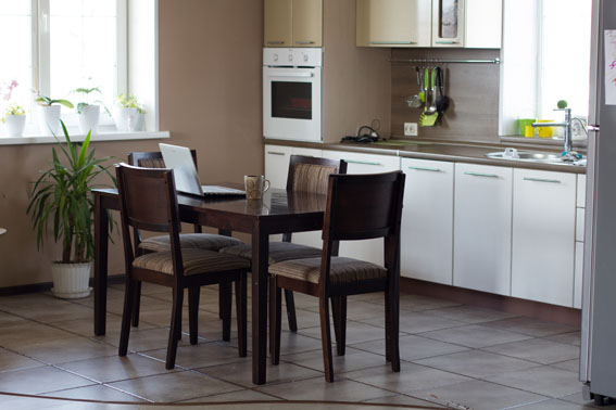 моя кухня цвета капуччино..